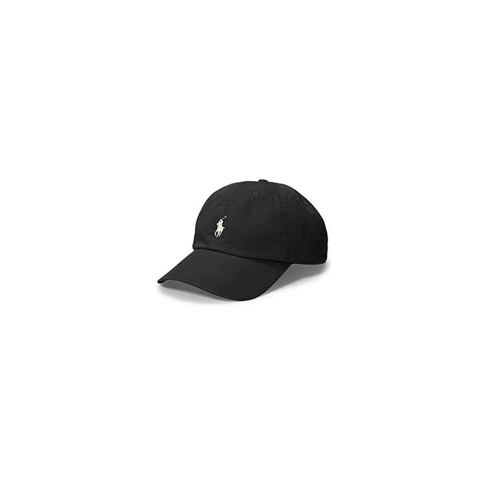 Ralph Lauren Mens Polo Sports Pony Logo Hat Cap - Black - One Size