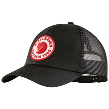 Fjallraven Unisex 1960 Logo L?ngtradarkeps Hat, Black, S-M UK