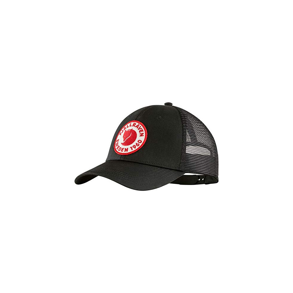 Fjallraven Unisex 1960 Logo L?ngtradarkeps Hat, Black, S-M UK