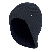 (One Size, Grau) Heat Holders - Heat Holders - Beanie Mütze mit Nackenschutz | Winter Mütze Gefüttert Herren