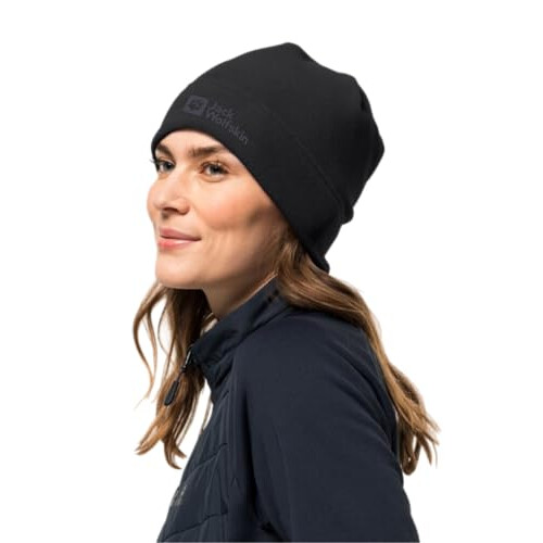 Jack Wolfskin Jack Wolfskin All- Rounder Light Beanie Hat, Black, Standard Size