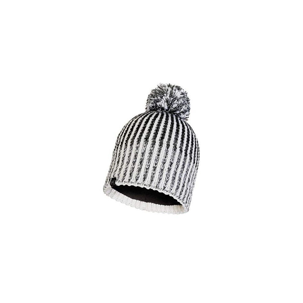 Buff Knitted & Polar Hat, Iver, Grey, One Size