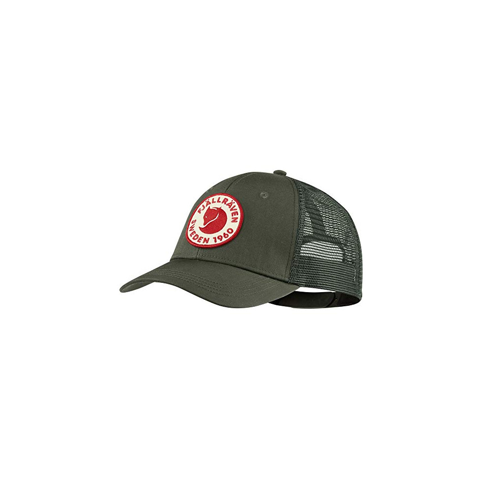 Fjallraven 78138 1960 Logo L?ngtradarkeps Hat unisex-adult Deep Forest L/XL