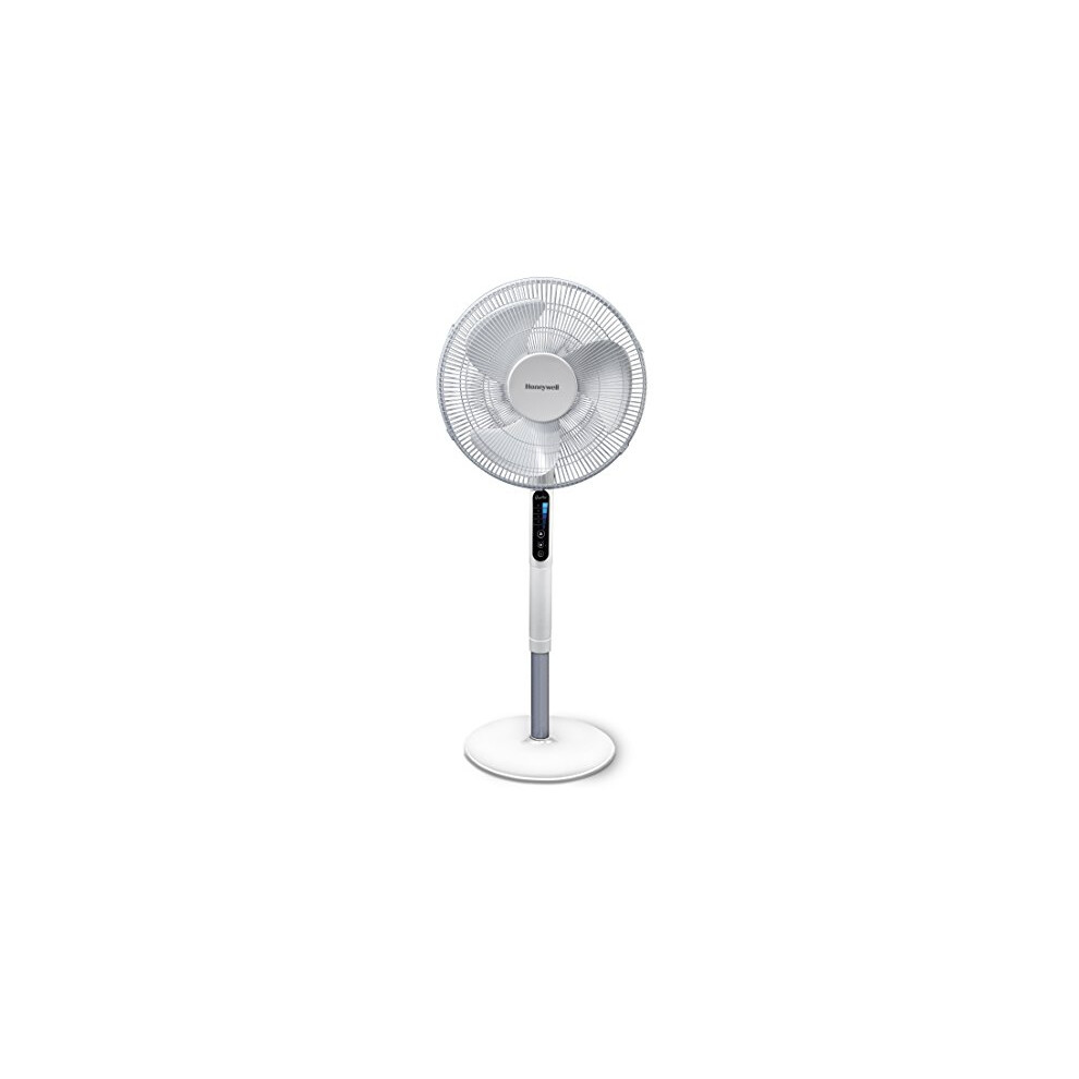 Honeywell HSF600WE4 Modern QuietSet (Quiet), Rotating Floor Fan with Noise Reduction Technology - HSF600WE, White