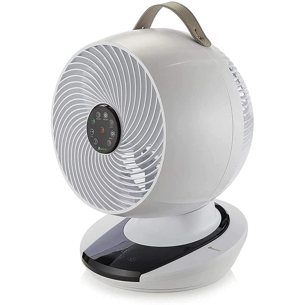 Meaco MeacoFan 360 Personal Air Circulator Cooling Fan for Bedroom, Desktop, Ultra-Quiet, Energy efficient- White (Energy Class A),1056