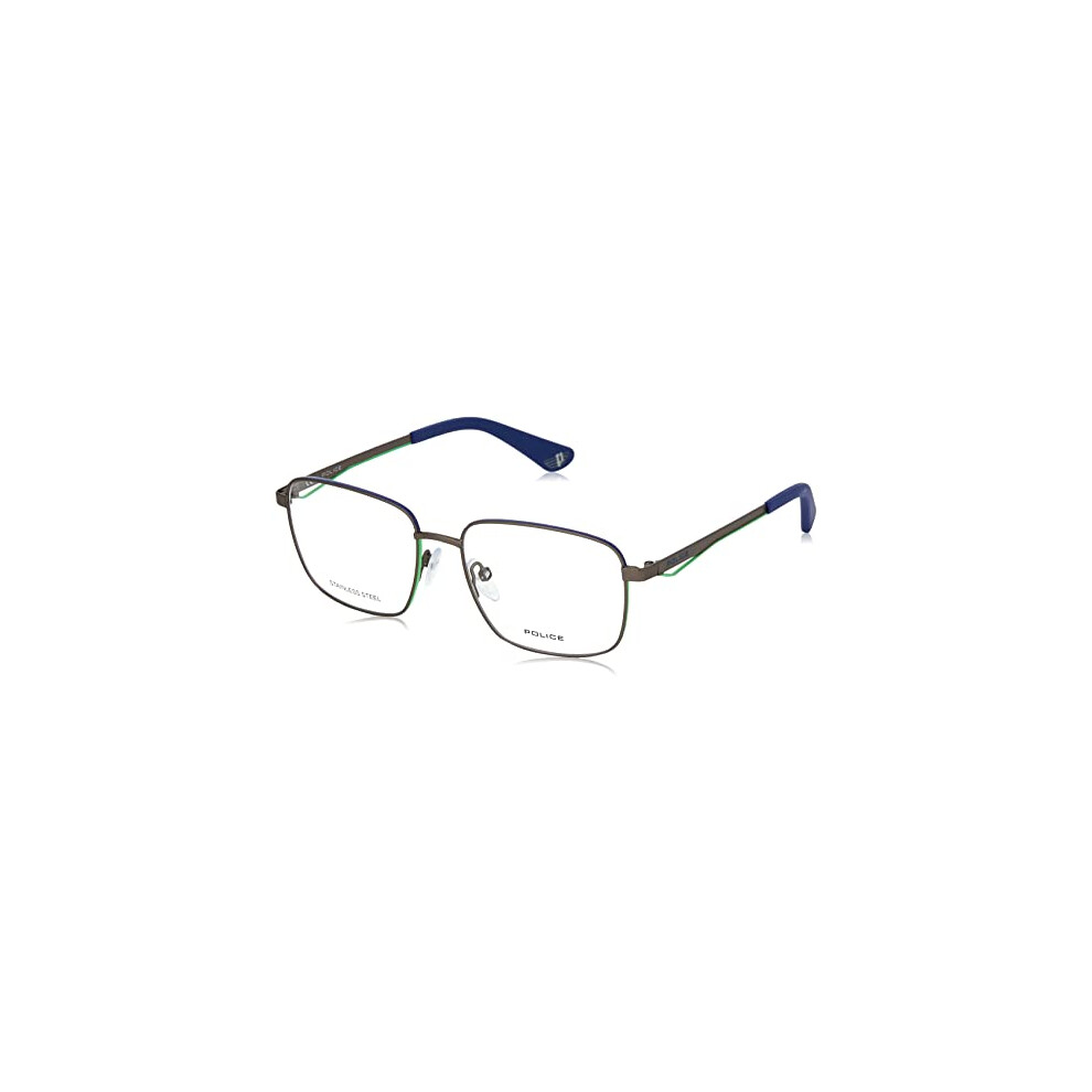 Police Vk563 Sunglasses, Matt Ruthenium W/Colou Parts, 36 Red