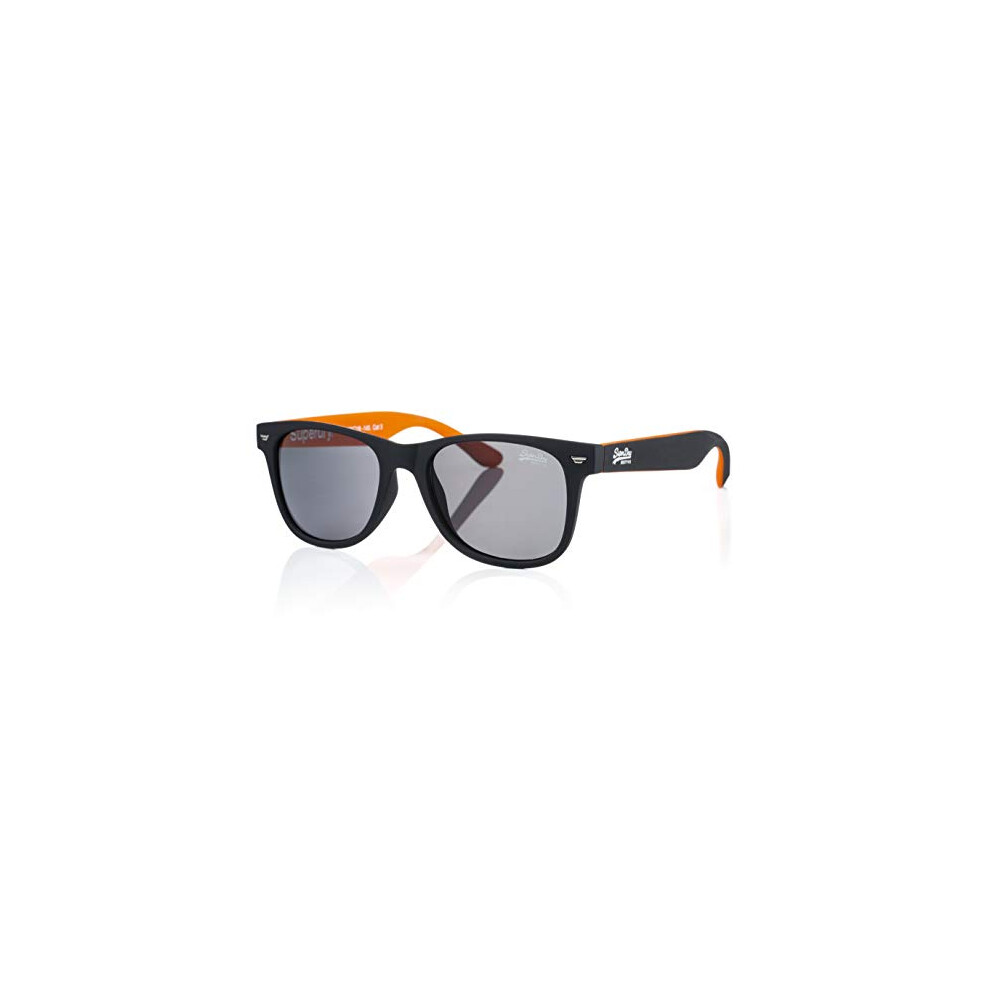 Superdry SDS Raglan 104 Sunglass Black Matt/Orange