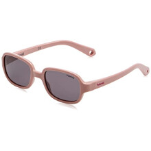 Óculos de Sol Polaroid Kids PLD K003/S 43/16/120 Armações de Borracha Rosa KIDS PLD K003/S