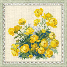 Riolis Cross Stitch Kit - 1515 - Globe Flower