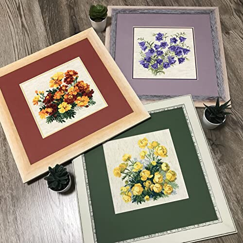 Riolis Cross Stitch Kit - 1515 - Globe Flower 2