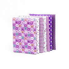 RayLineDo? 7pcs 50 * 50cm Different Pattern Patchwork Fabric Craft Printed Cotton Material Mixed Squares Bundle Quilting Scrapbooking Sewing Artcraft