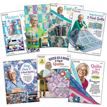 Fabric Cafe 3 Yard Quilts Pattern Book Bundle alle 7 Bcher enthalten