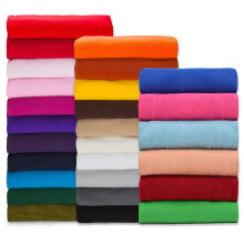 Polar Fleece Fabric Material Super Soft Handle,37 Colors,Anti Pill Test Approved, Spun Polyester Fleece - Washable,Substantial Weight