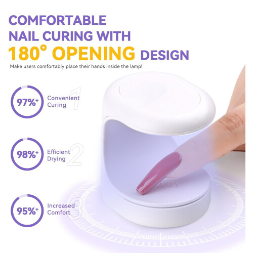 Mini nagellamp - 16W U V/LED nageldroger U V licht 2