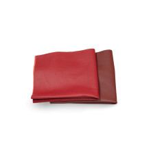 Leather Scraps - Pieces of Leather in Red ideal for Craft Works, Extra Large, Quality Genuine Leather, Repair Bags, Textiles, Covering, Decoration,