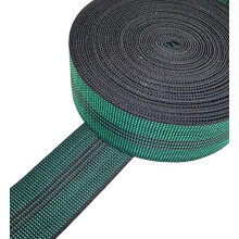 Pandoras Upholstery Replacement Elastic Webbing Chair Seat Settee Supplies, Green - Per Full Metre