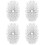 MR.SIGA Soap Dispensing Dish Brush Refills, 4 Pack 1