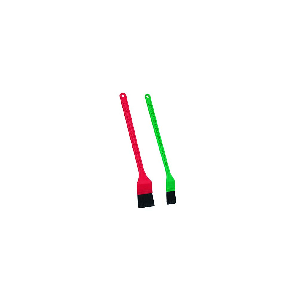 Vikan 556452 Detail Brush Set, Soft, 390 Mm Length, 50 Mm Width, 35 Mm Height, Red 5705025564524