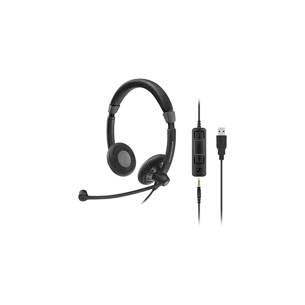 Sennheiser SC 75 USB MS Dual sided UC headset with USB connector including in-line call control and 3.5-image-OPC-PDTGZXV-NEW