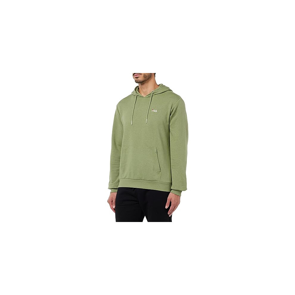 FILA Men's Bengel Hoody, Oil Green, L