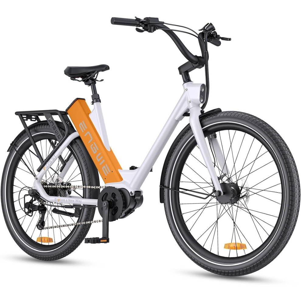 ENGWE P275 ST Electric Bikes, 26 "x4 Fat Tires, 36V 19.2AH, 7 Speed