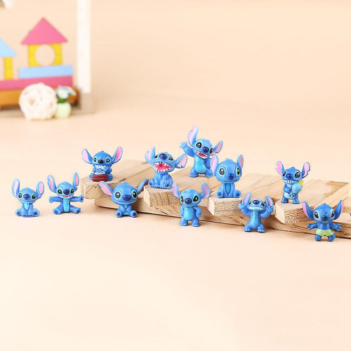 12pcs/set Stitch Doll Pvc Action Figure Collection Lilo 1