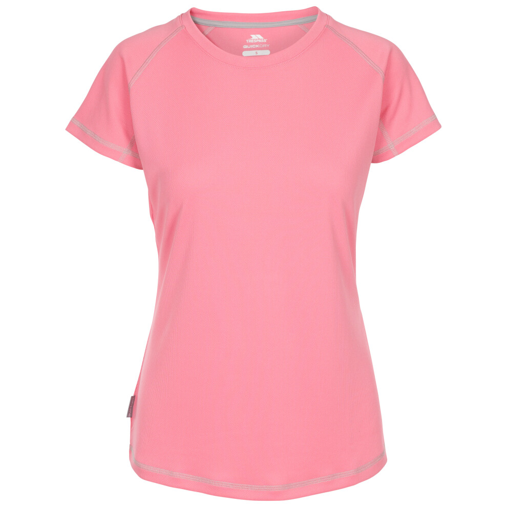 (8, Flamingo) Trespass Womens T Shirt Short Sleeve Top Viktoria