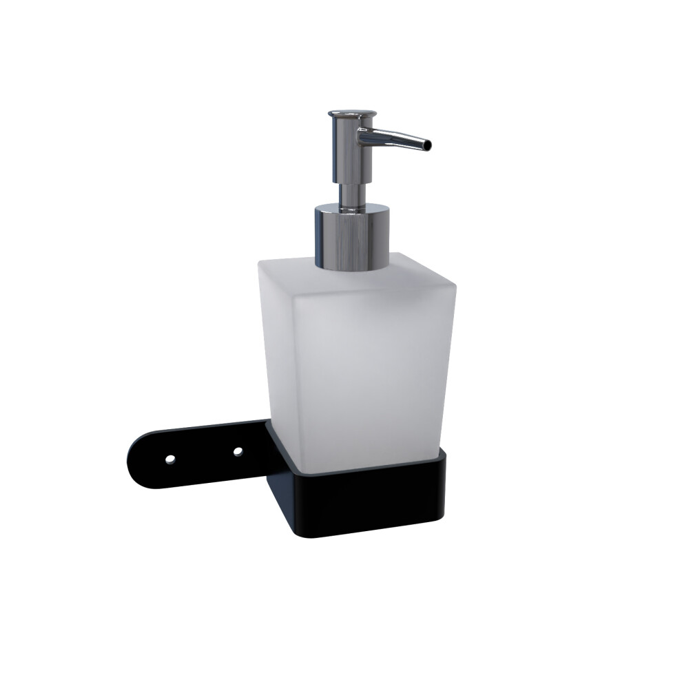 Nes Home Square Wall Mounted Soap Dispenser Matte Black