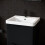 NES Home Nes Home Merton 500mm Cloakroom Countertop Rectangular Basin White 1 Tap Hole 2