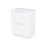 NES Home 600mm Gloss White 2 Drawer Work Top Freestanding Vanity Unit Bathroom | Merton 5