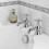 NES Home Churchill Bathroom Bath Hot and Cold Twin Taps 3