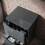 NES Home 500mm Grey 2 Drawer Work Top Freestanding Vanity Unit Bathroom | Merton 3