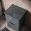 NES Home 500mm Grey 2 Drawer Work Top Freestanding Vanity Unit Bathroom | Merton 2
