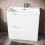 NES Home Modern 800mm Freestanding Gloss White Basin Vanity Sink 2 Drawer | Merton 2
