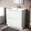 NES Home Modern 800mm Freestanding Gloss White Basin Vanity Sink 2 Drawer | Merton 1
