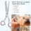 Dog Grooming Scissors Kit Professional Safety Thinning Shears Comb 2