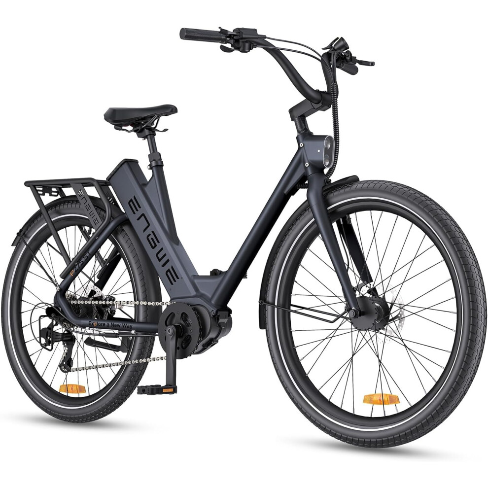 ENGWE P275 ST Electric Bikes, 26 "x4 Fat Tires, 36V 19.2AH, 7 Speed