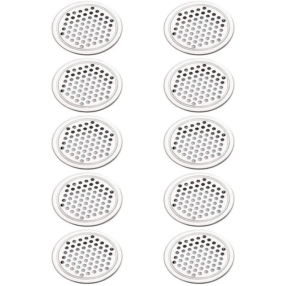 20 Pieces Round Stainless Steel Air Vent Grille Ventilation Grill Cover Circle 7669442738525