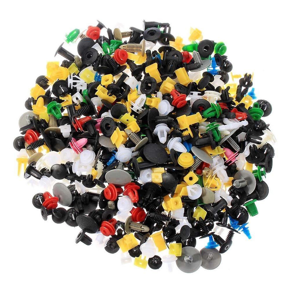 500Pcs Mixed Variety Universal Auto Clip Vehicle Fastener Buckle Car Fixed Clamp 7669442739409