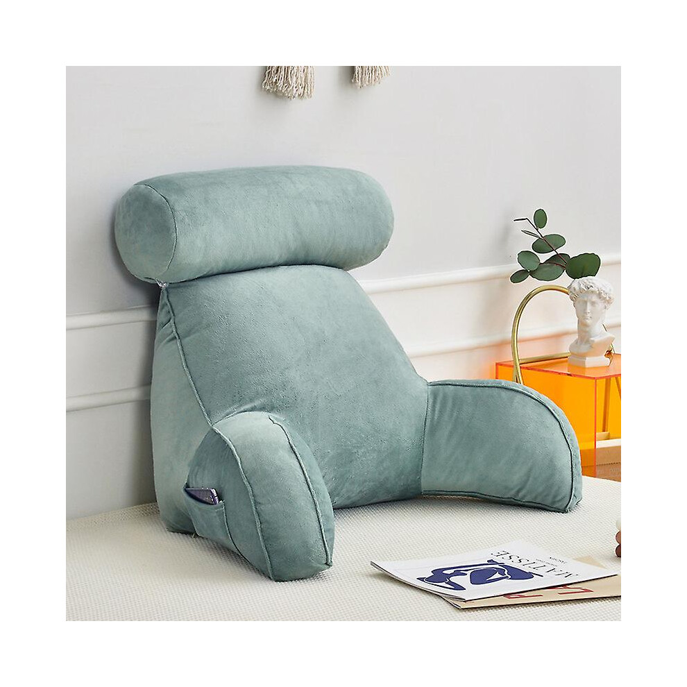 (Reading Pillow Office Sofa Bedside Back Cushion Bed Lumbar Support Cushions Backrest Backs Rest Pain Relief Pillows) Reading Pillow Office Sofa Bedsi