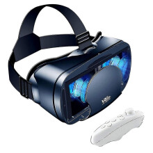 Full-screen Virtual Reality 3d Glasses Vr Set 3d Virtual Reality Goggles, Adjustable With Gamepad