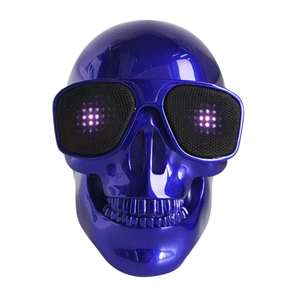 Clearance Portable Skeleton Skull Bluetooth Wireless Speaker 15W Bt4.0 Fm Radio Halloween Wireless Speaker 7669442811075