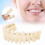 Smile Snap On False Teeth Upper Lower Dental Veneers Dentures Tooth Cover Set 5