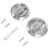 2pcs Stainless Steel Folding Handle Cabinet Pull Ring Box Door Pull Handle 2