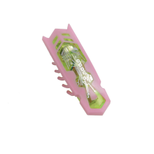 (Mouse pink and green ) 1PCS New Hexbug Style Nano Electronic Bug Robot Cat Toy + Battery