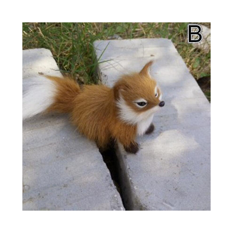 1 Pcs Simulation Animal Foxes Plush Toy Doll Photography For Children Kids Birthday Gift-image-OPC-PDTHS7X-NEW