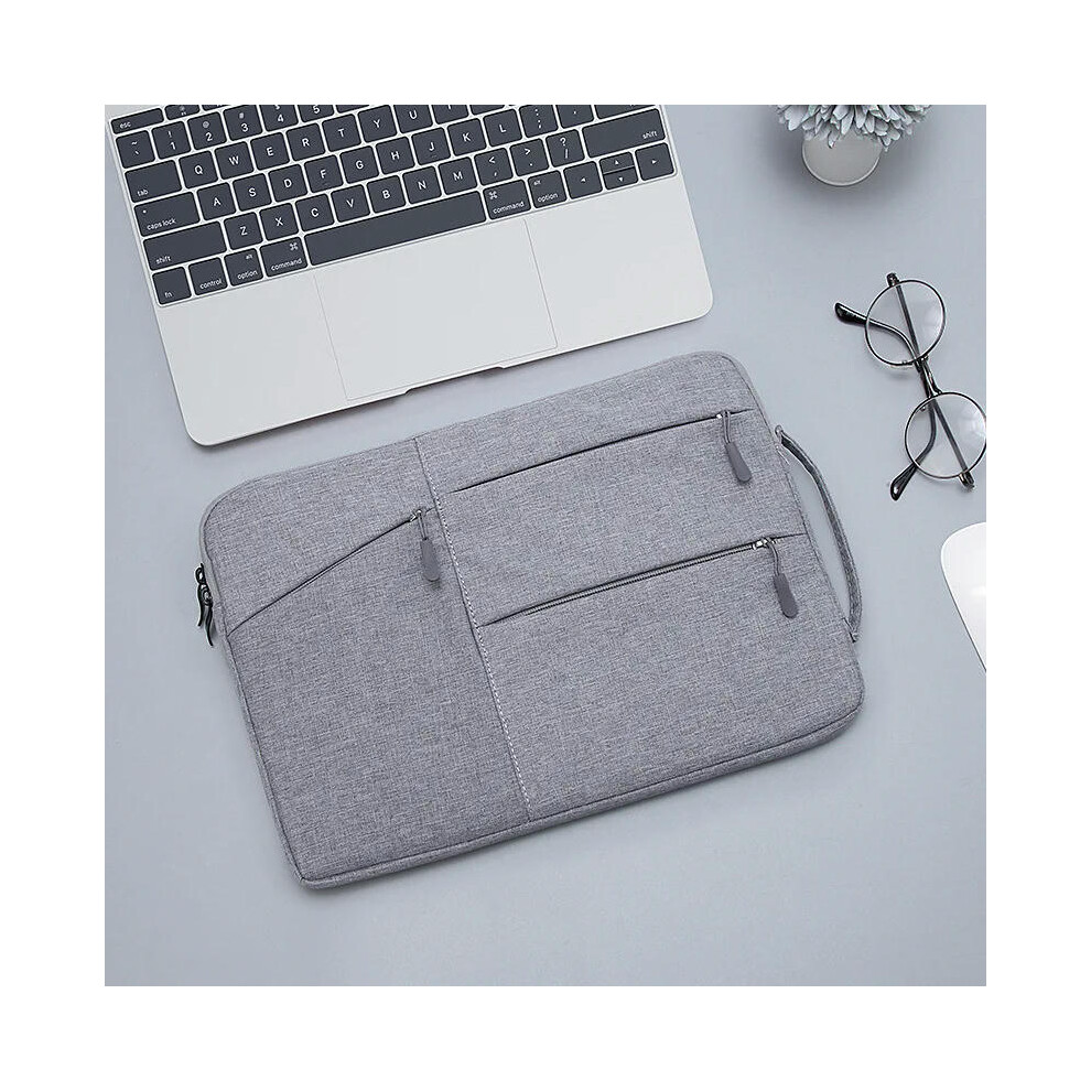 (, 13 Inch) Laptop Bag 13.3 15.6 14 Inch Waterproof Notebook Case Sleeve For Macbook Air Pro 13 16 15 Lenovo Computer Handbag Briefcase Bag Gray 9368175401239