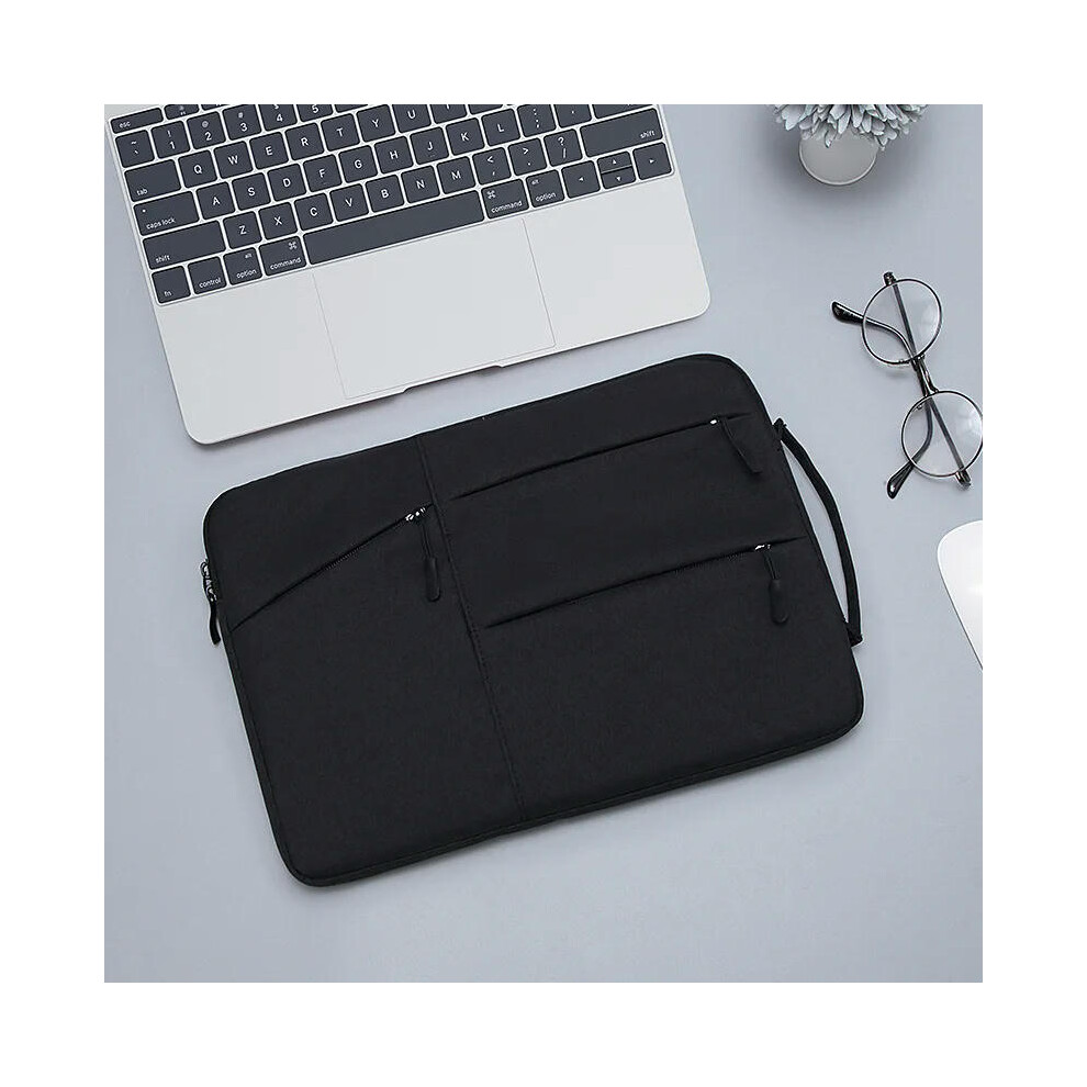 (, 13 Inch) Laptop Bag 13.3 15.6 14 Inch Waterproof Notebook Case Sleeve For Macbook Air Pro 13 16 15 Lenovo Computer Handbag Briefcase Bag Black 9368175401253