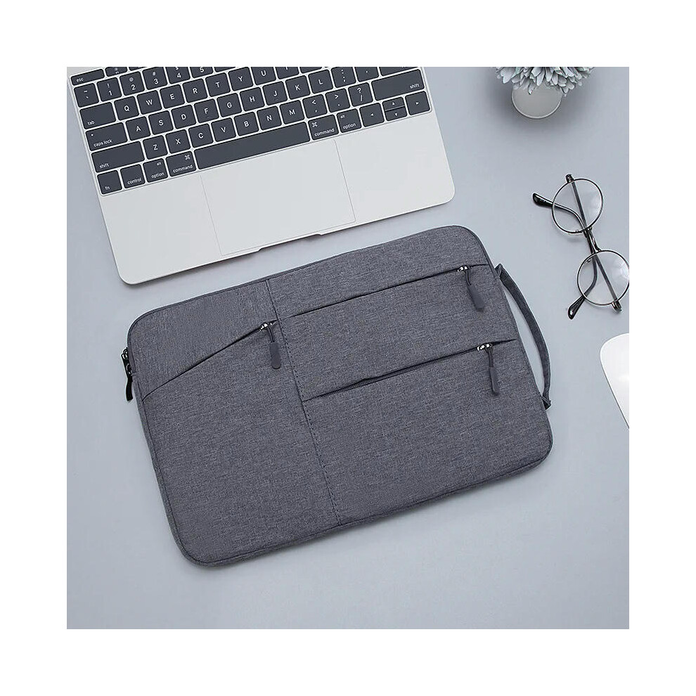 (Dark 14 Inch) Laptop Bag 13.3 15.6 14 Inch Waterproof Notebook Case Sleeve For Macbook Air Pro 13 16 15 Lenovo Computer Handbag Briefcase Bag Grey 9368175401284