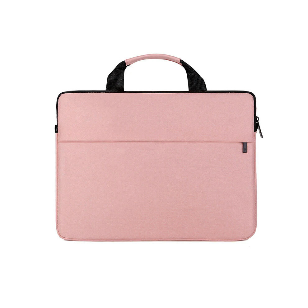 (Pink, 14.1-inch) Laptop Bag Women 2023 13.3 14.1 15.6 17 Inch Office Notebook Sleeve Case Travel Computer Handbag Elegant Fashion Luxury